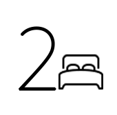 2 dormitorios