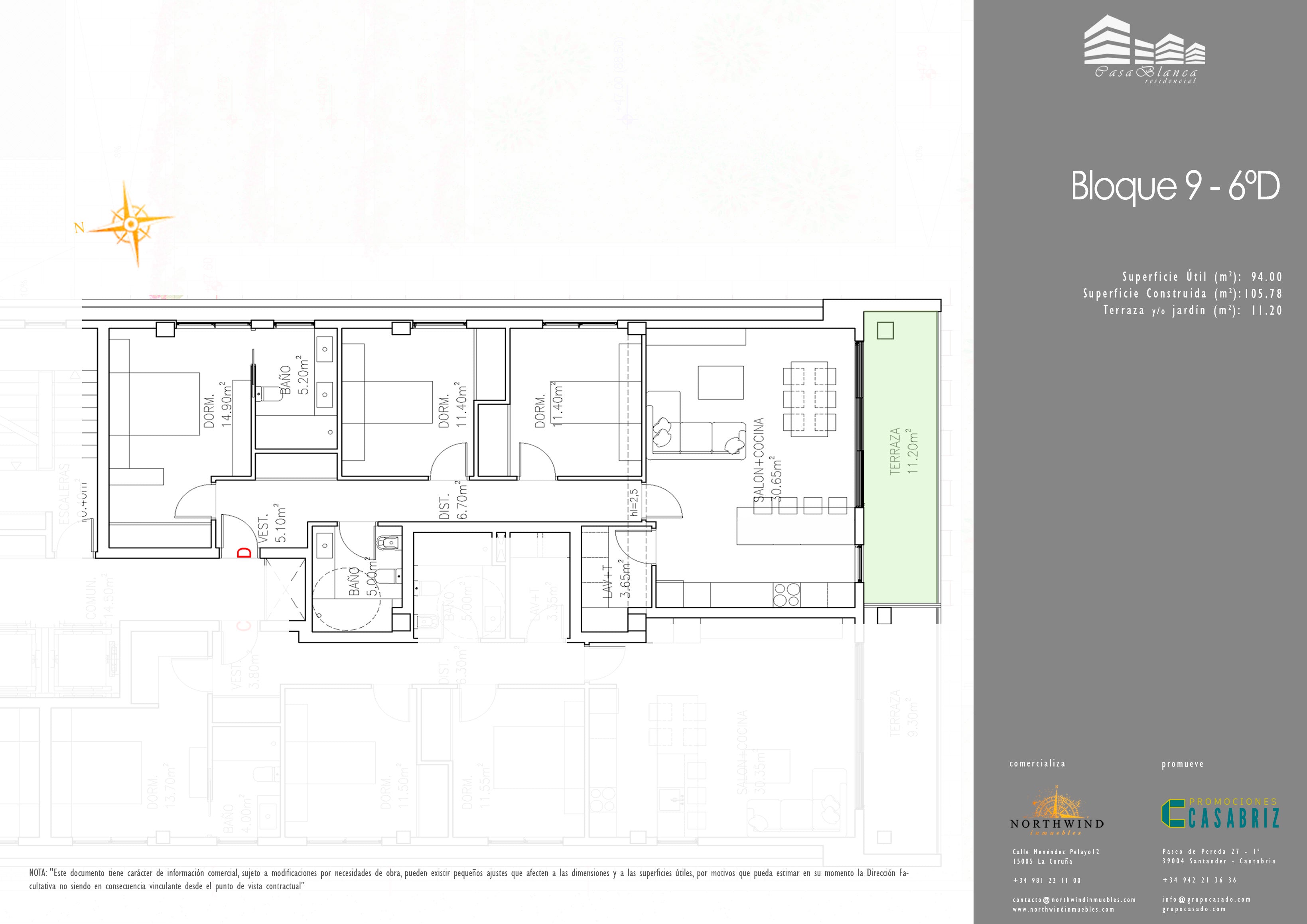 Edificio 09 - 6ºD – Residencial Casablanca