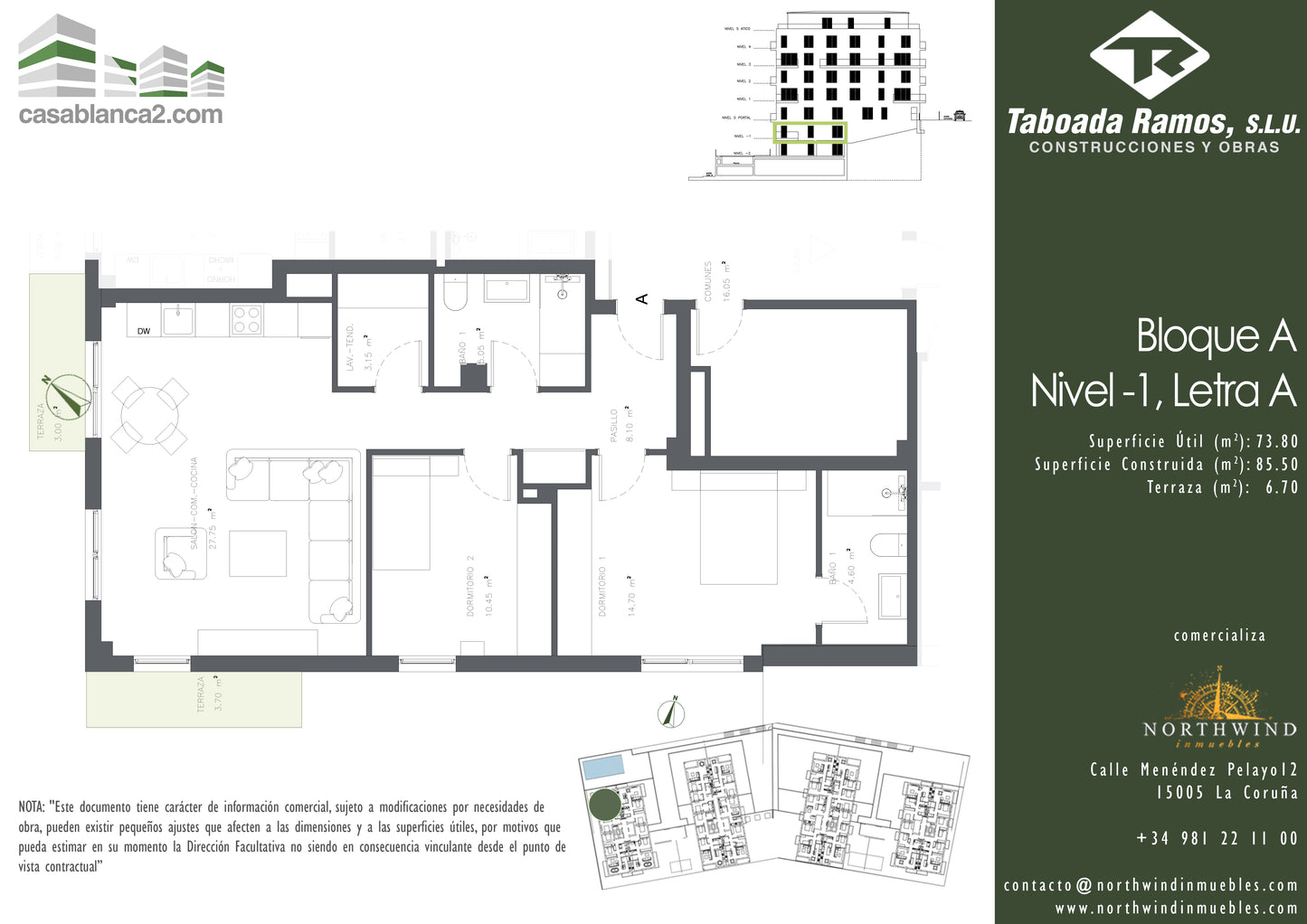 Edificio A - Nivel -1 - Letra A