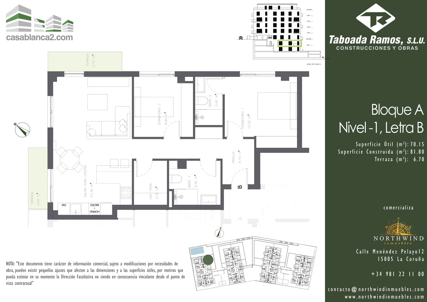 Edificio A - Nivel -1 - Letra B
