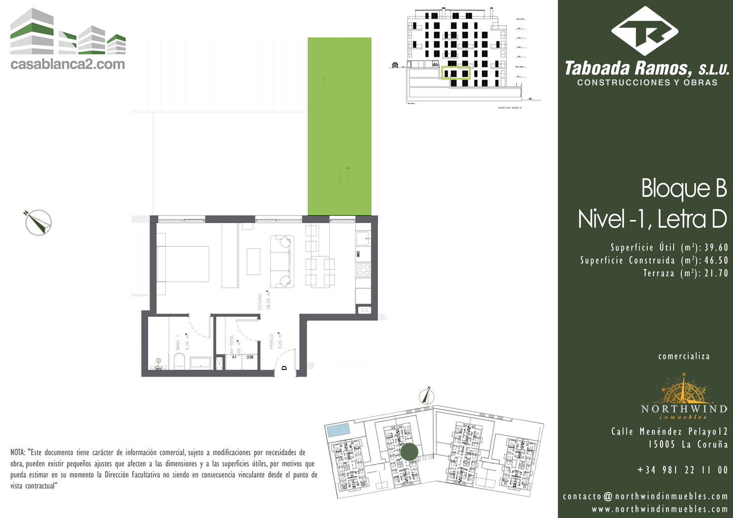 Edificio B - Nivel -1 - Letra D