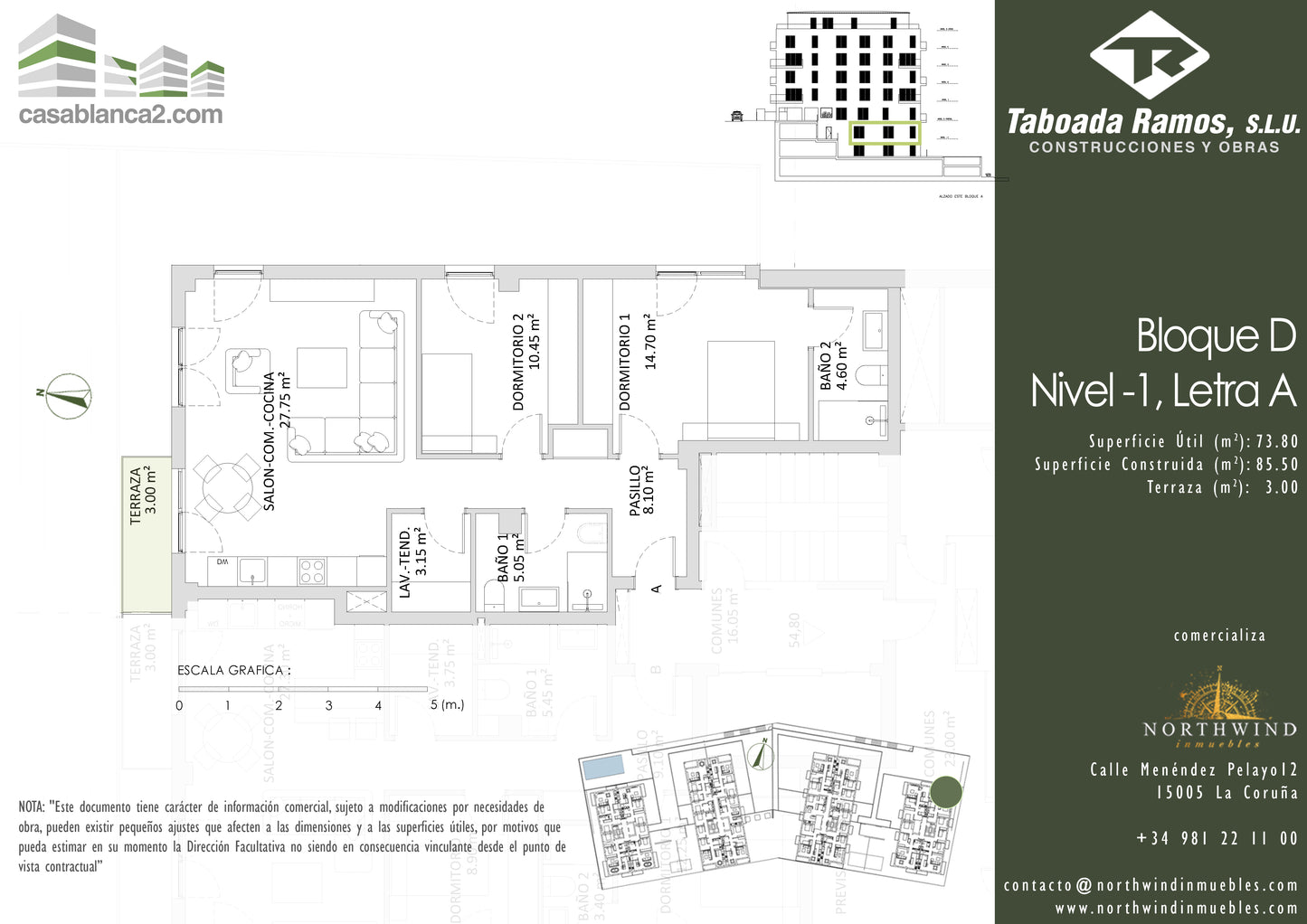 Edificio D - Nivel -1 - Letra A