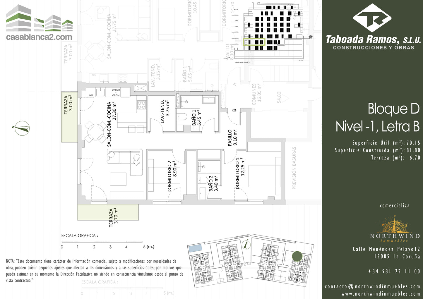 Edificio D - Nivel -1 - Letra B