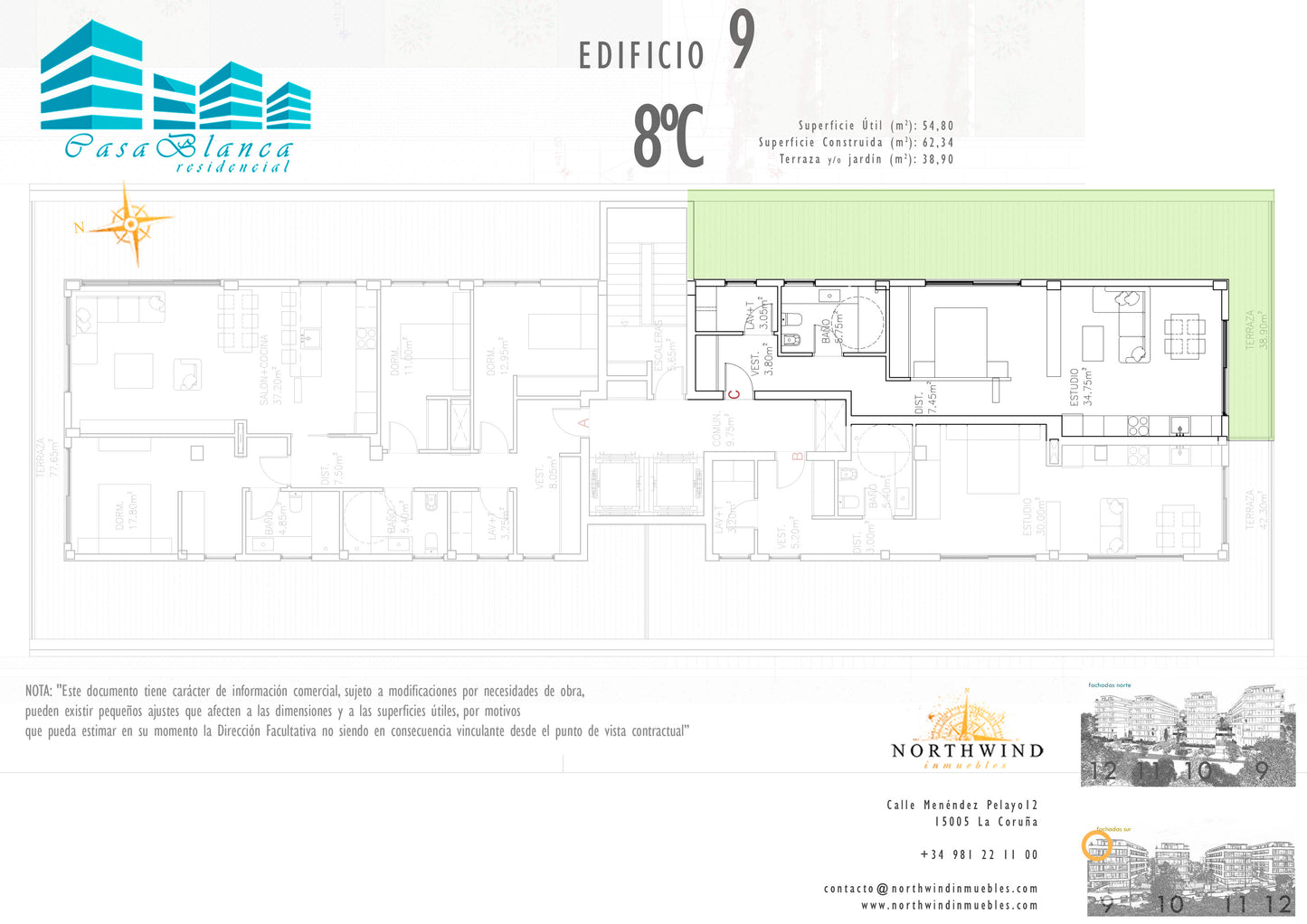 Edificio 09 - 8ºC Ático